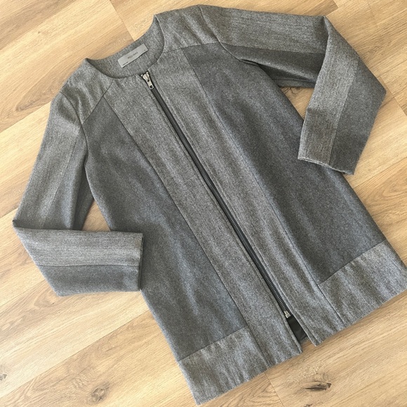 Wells Grace Women’s Wool Blend Herringbone Jacket - Size Small- EUC - Picture 1 of 10